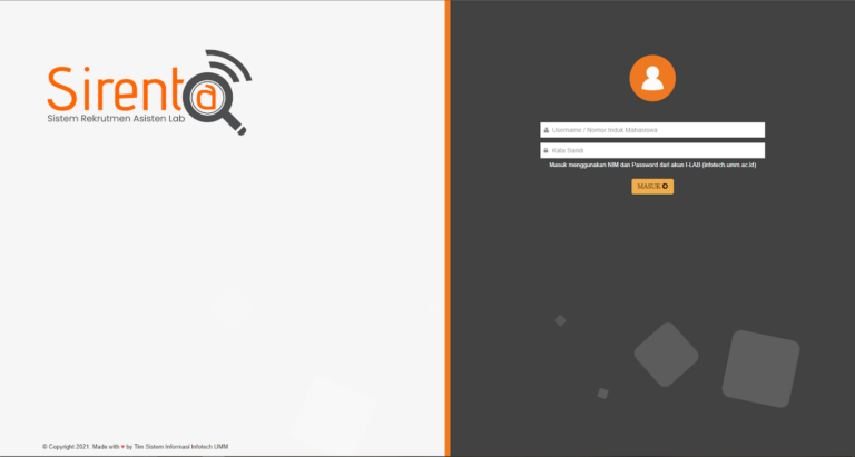 SIRENTA: Sistem Informasi untuk Optimalkan Rekrutmen Asisten Laboratorium Informatika Universitas Muhammadiyah Malang
